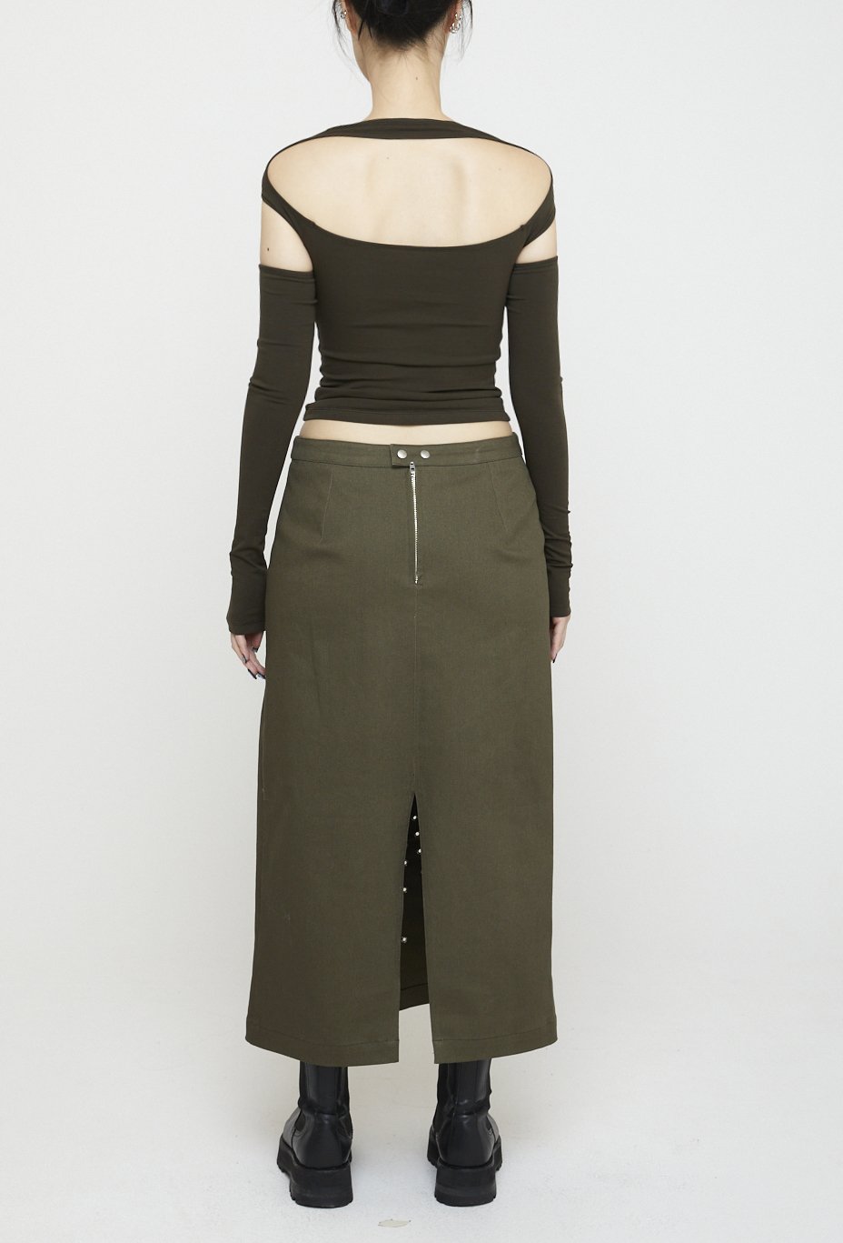 wrapskirt pants black — .nibgnus